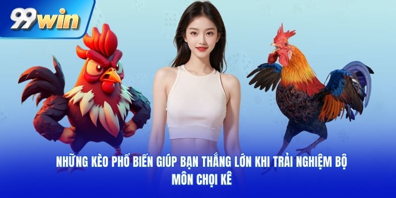 Những kèo phổ biến giúp bạn thắng lớn khi trải nghiệm bộ môn chọi kê
